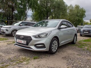 2019 Hyundai Solaris II, серебристый, 1239000 рублей, вид 3