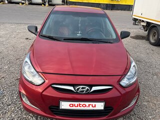 2011 Hyundai Solaris I, красный, 500000 рублей, вид 1