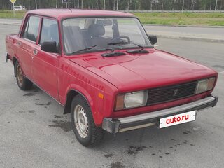 1995 Lada (ВАЗ) 2105, красный, 80000 рублей, вид 1