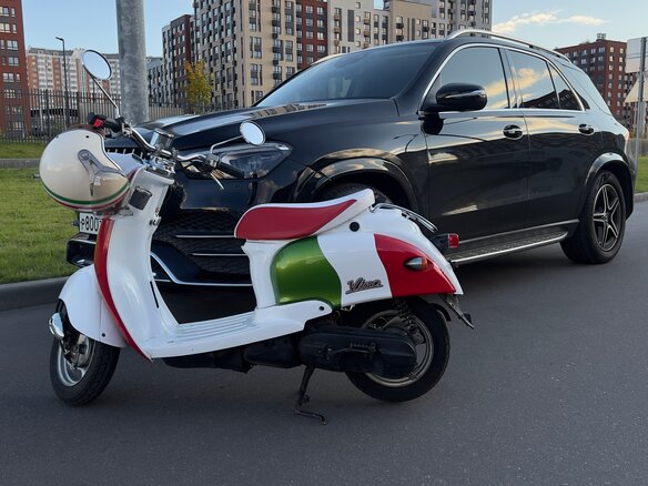 1997 Yamaha Vino 50, белый, 100000 рублей - вид 1