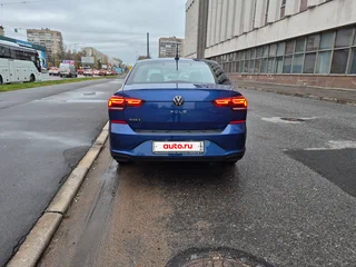 2021 Volkswagen Polo VI, синий, 1150000 рублей, вид 4