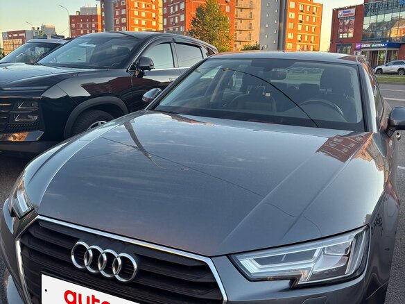 2018 Audi A4 V (B9), серый - вид 3