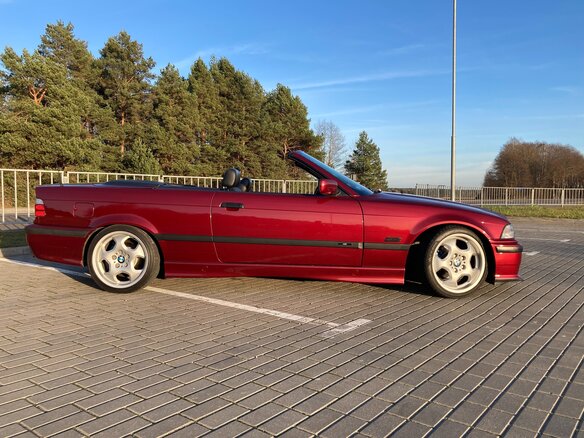 1995 BMW 3 серии 318i III (E36), пурпурный, 1550000 рублей - вид 17