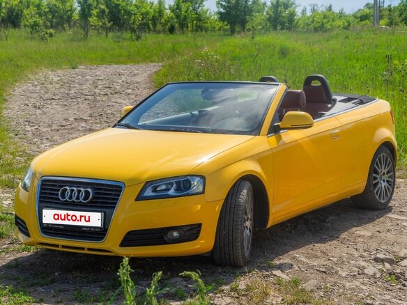 2008 Audi A3 II (8P) Рестайлинг 2, жёлтый, 1349999 рублей - вид 1