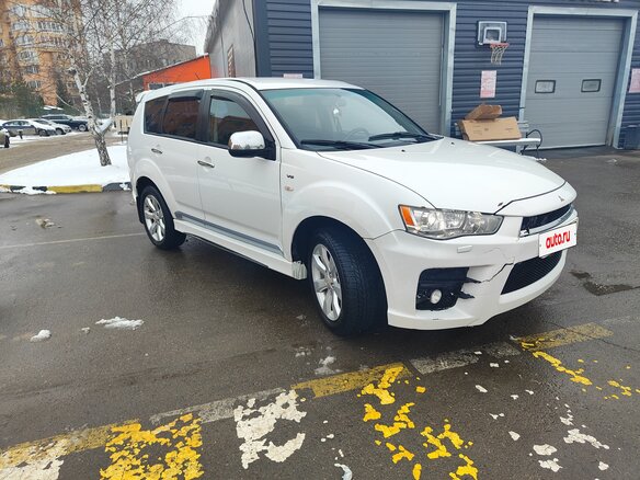 2007 Mitsubishi Outlander II, белый, 850000 рублей - вид 5