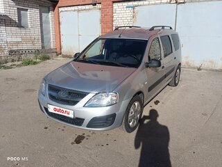 2013 Lada (ВАЗ) Largus I, серебристый, 575000 рублей, вид 1