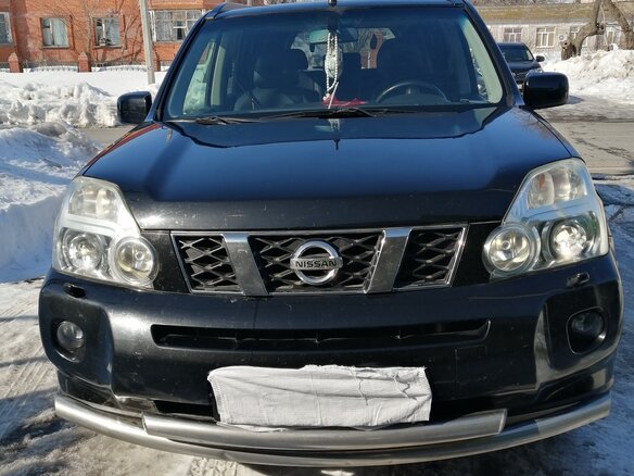 2008 Nissan X-Trail II, чёрный, 1350000 рублей - вид 7