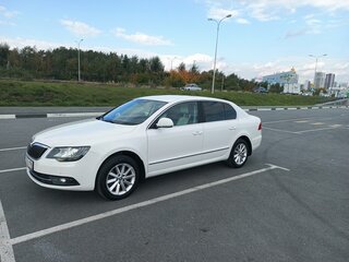 2013 Skoda Superb DSG II Рестайлинг, белый, 1190000 рублей, вид 1