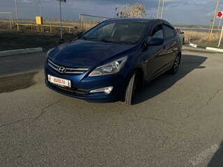 2015 Hyundai Solaris I Рестайлинг, синий, 1450000 рублей, вид 2