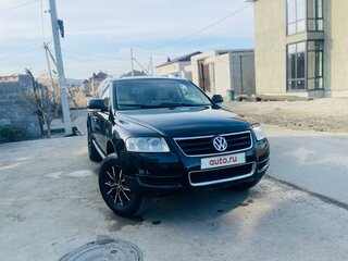 2006 Volkswagen Touareg I Рестайлинг, чёрный, 1200000 рублей, вид 2