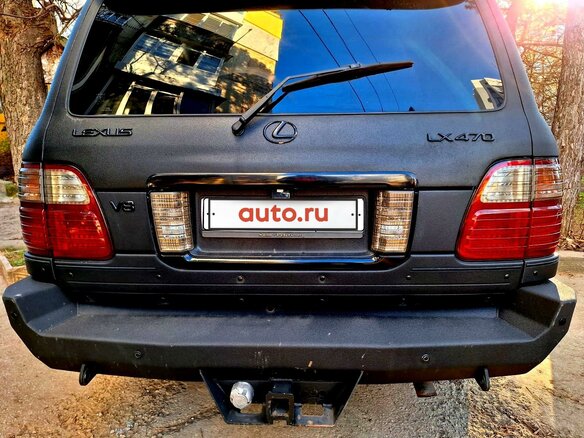 2005 Lexus LX 470 II Рестайлинг, чёрный, 2100000 рублей - вид 10
