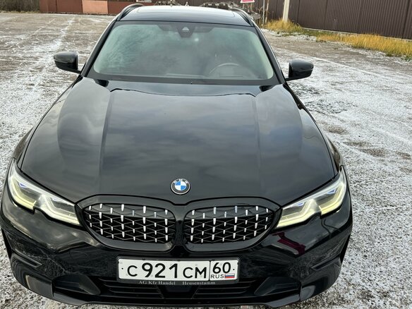 2020 BMW 3 серии 318d VII (G2x), чёрный, 2600000 рублей - вид 3
