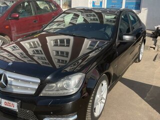 2011 Mercedes-Benz C-Класс 180 BlueEFFICIENCY III (W204) Рестайлинг, чёрный, 1242000 рублей, вид 3