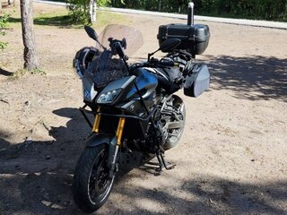 2015 Yamaha MT-09 Tracer (FJ-09), серый, 650000 рублей, вид 5