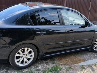 2007 Mazda 3 I (BK) Рестайлинг, чёрный, 770000 рублей, вид 4