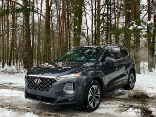 2020 Hyundai Santa Fe IV, серый, 3550000 рублей, вид 1