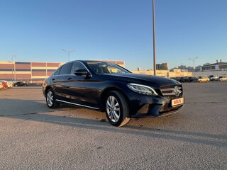 2019 Mercedes-Benz C-Класс 180 IV (W205) Рестайлинг, синий, 3300000 рублей, вид 2