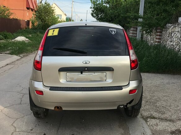 2013 Lada (ВАЗ) Kalina I, бежевый - вид 3