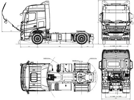 2023 Beiben (North Benz) 1848S, красный, 6490000 рублей, вид 5