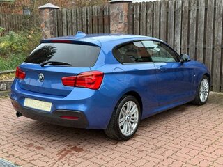 2015 BMW 1 серии 116i II (F20/F21) Рестайлинг, синий, 2150000 рублей, вид 5