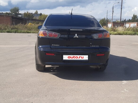 2012 Mitsubishi Lancer X Рестайлинг, чёрный, 1050000 рублей - вид 9