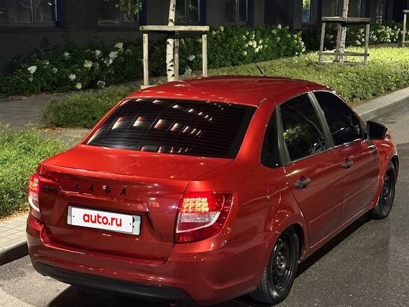 2019 Lada (ВАЗ) Granta I Рестайлинг, красный, 490000 рублей - вид 3