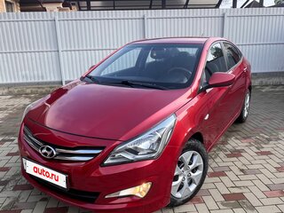 2015 Hyundai Solaris I Рестайлинг, красный, 770000 рублей, вид 1