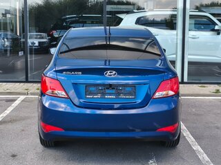 2016 Hyundai Solaris I Рестайлинг, синий, 1125000 рублей, вид 3