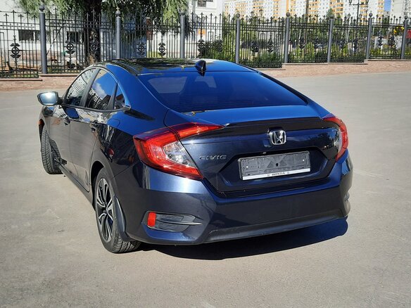 2016 Honda Civic X, синий - вид 2