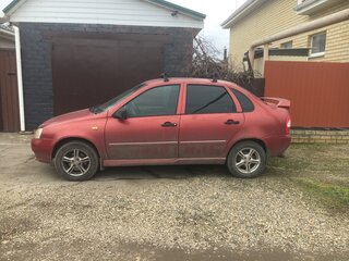 2010 Lada (ВАЗ) Kalina I, красный, 220000 рублей, вид 3