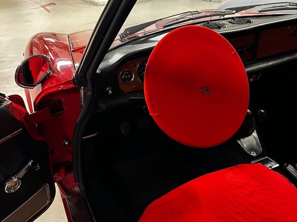 1966 Fiat 124 Sport Spider I, красный, 5500000 рублей - вид 13
