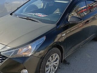 2021 Hyundai Solaris II Рестайлинг, чёрный, 1169000 рублей, вид 2