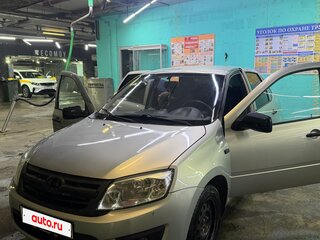 2013 Lada (ВАЗ) Granta I, серебристый, 330000 рублей, вид 1