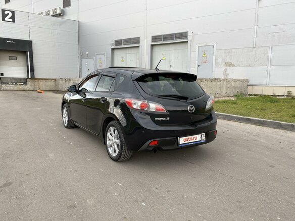 2009 Mazda 3 II (BL), чёрный - вид 3
