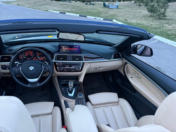 2020 BMW 4 серии 430i xDrive F32/F33/F36 Рестайлинг, синий, 2600000 рублей - вид 8
