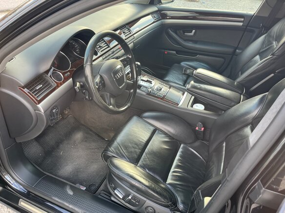 2007 Audi A8 II (D3) Рестайлинг, чёрный, 800000 рублей - вид 7