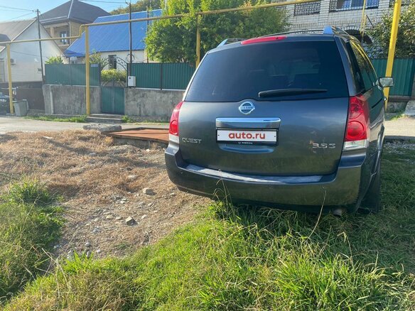 2006 Nissan Quest III, серый, 1100000 рублей - вид 3