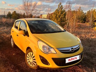 2012 Opel Corsa D Рестайлинг II, жёлтый, 650000 рублей, вид 2