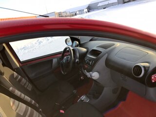2010 Citroen C1 I Рестайлинг, красный, 555000 рублей, вид 4