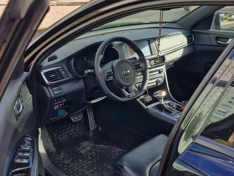2016 Kia Optima IV, чёрный, 1630000 рублей, вид 5