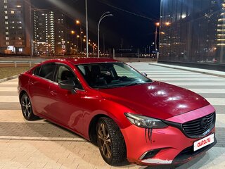 2016 Mazda 6 III (GJ) Рестайлинг, красный, 1600000 рублей, вид 3