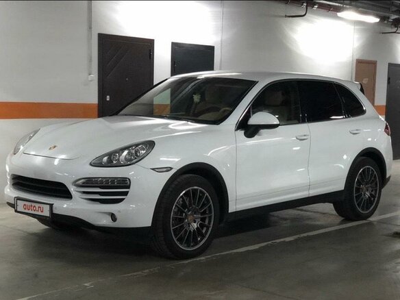 2014 Porsche Cayenne II (958), белый