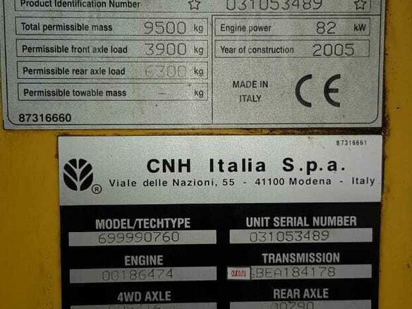 2005 New Holland LB115, жёлтый, 4200000 рублей - вид 11