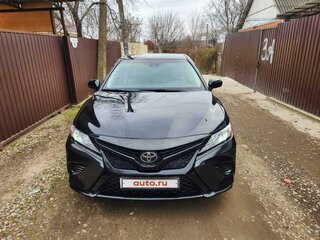 2018 Toyota Camry US Market VIII (XV70), чёрный, 2500000 рублей, вид 1