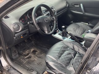 2006 Mazda 6 I (GG) Рестайлинг, чёрный, 375000 рублей, вид 4