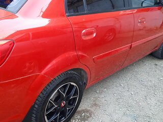 2010 Kia Rio II Рестайлинг, красный, 670000 рублей, вид 4