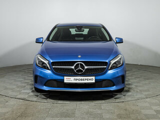2016 Mercedes-Benz A-Класс 180 III (W176) Рестайлинг, голубой, 1599700 рублей, вид 2