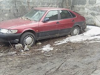 1996 Saab 900 II, красный, 50000 рублей, вид 4