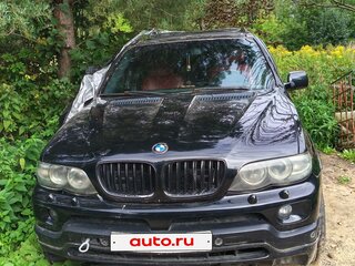 2000 BMW X5 4.4i I (E53), чёрный, 680000 рублей, вид 1