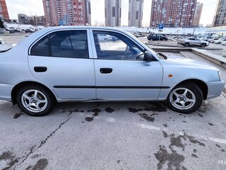 2004 Hyundai Accent ТагАЗ II, серебристый, 430000 рублей, вид 5